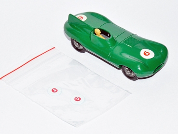 "6" Decals für JAGUAR D-Type No. 41B